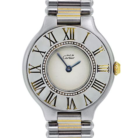 montre cartier femme occasion paris|cartier must 21 women's watch.